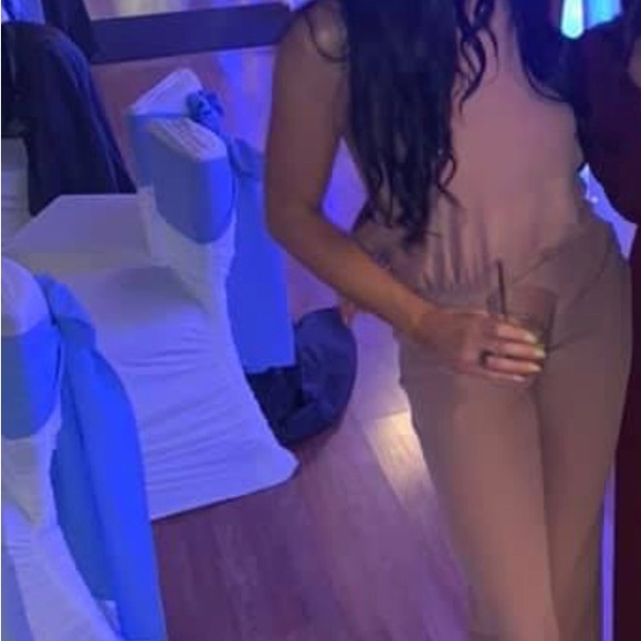 Lulus Moment For Life Dusty Pink Halter Jumpsuit - Picture 4 of 5